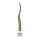 Linaa Decorative Antler Horn | Brown Resin Clear Acrylic Base | 32’’