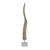 Linaa Decorative Antler Horn | Brown Resin Clear Acrylic Base | 32"