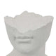 Head Statuette Tabletop Decor | White Resin | Fragmented Bust | 11’’ BM335011