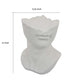 Head Statuette Tabletop Decor | White Resin | Fragmented Bust | 11’’ BM335011