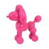 Balloon Dog Accent Decor | Bright Pink Resin | Intricate Details 12"