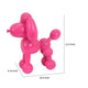 Balloon Dog Accent Decor | Bright Pink Resin | Intricate Details 12’’ BM335014
