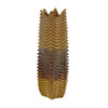 Decorative Vase | Brown | Gray Ceramic Undulating Pattern | 20"