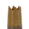Decorative Vase | Brown | Gray Ceramic Undulating Pattern | 20’’ BM335018