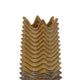 Decorative Vase | Brown | Gray Ceramic Undulating Pattern | 20’’ BM335018