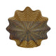 Decorative Vase | Brown | Gray Ceramic | Unique Radial Rosette | 16’’ BM335019