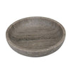 Decorative Bowl | Gray Marble | Natural Veining Patterns | 10’’ Round BM335024