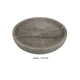 Decorative Bowl | Gray Marble | Natural Veining Patterns | 10’’ Round BM335024