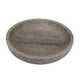 Decorative Bowl | Gray Marble | Natural Veining Patterns | 10" Round