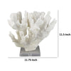 Manala Coral Sculpture with Clear Acrylic Base | White Resin 12’’