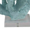 Manala Coral Sculpture with Clear Acrylic Base | Blue Resin 12’’