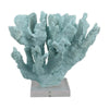 Manala Coral Sculpture with Clear Acrylic Base | Blue Resin 12"