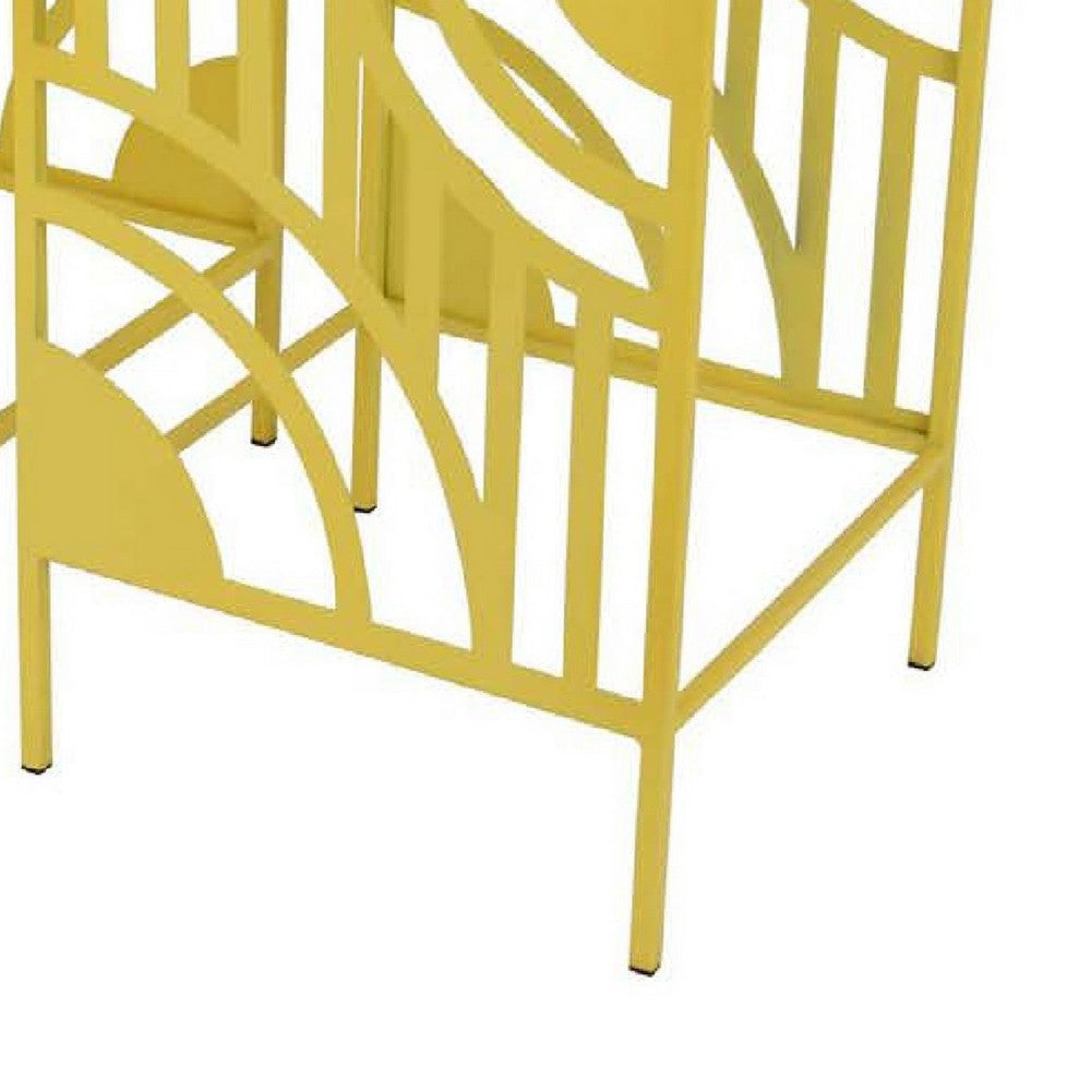 Percy Plant Stand Table Set of 2 | Marble Top | Gold Metal 26 | 24’’ BM335040