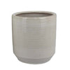 Gloria Round Planter Set of 2 | Textured White Ceramic | 15 | 14’’ BM335043