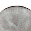 Harvey Accent Vase | Metallic Texture | Flat Round Gray Ceramic 15’’ BM335051