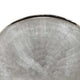 Harvey Accent Vase | Metallic Texture | Flat Round Gray Ceramic 15’’ BM335051
