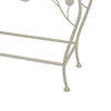 Philip Plant Stand Table | Scrolled Vine Details | Curved White Metal BM335066