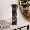 Danny Tall Accent Vase | Natural Stone Pattern Gray Marble 14’’ BM335067