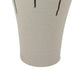 Caleb Accent Vase with Drip Pattern and Handles | Black Gray Ceramic BM335073