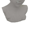 Sanie Decorative Female Bust with Floral Crown | Gray Resin 17’’ BM335085
