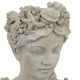 Lewis Bust Planter with Sea Life and Coral Patterns | White Terracotta BM335086