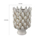 Joseph Accent Vase with Tiered Flame Accents | Ivory Ceramic 17’’ BM335098