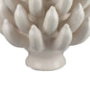 Joseph Accent Vase with Tiered Flame Accents | Ivory Ceramic 11’’