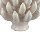 Joseph Accent Vase with Tiered Flame Accents | Ivory Ceramic 11’’