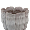 Maria Accent Vase with Rippled Texture | Tapered Gray Ceramic 15’’ BM335105