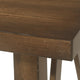 Dining Table | Antique Brown Finished Wood Top | Farmhouse Style 71"