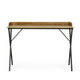 Console Table | Traylike Brown Wood Top | Black X Metal Frame | 42’’ BM335112