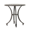 Outdoor End Table | Lattice Top | 19’’ | Bronze Aluminum Curved Legs BM335125