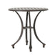 Outdoor End Table | Lattice Top | 19’’ | Bronze Aluminum Curved Legs BM335125