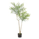 Faux Nandina Plant | Realistic Sacred Bamboo Like Green Leaves | 47’’ BM335132