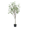 Deso Faux Milan Leaf Bonsai | Realistic Rich Green Oval Leaves 59’’