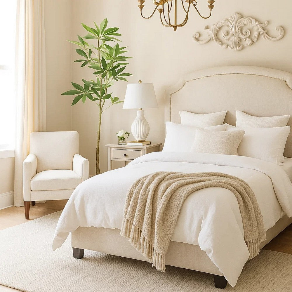 Leso Faux Macrocarpa Plant | Realistic Hand Shaped Green Leaves 47"