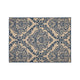 Ira 5 x 7 Outdoor Small Area Rug | Beige Blue Floral Medallion Pattern