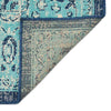 5 x 7 Outdoor Small Area Rug | Handcrafted Floral Details | Blue Ivory BM335146