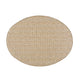 Resy Outdoor Coffee Table | 33" Oval Top | Boho Brown Wicker Woven