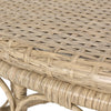 Resy Outdoor Coffee Table | 33’’ Oval Top | Boho Brown Wicker Woven BM335155