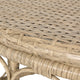 Resy Outdoor Coffee Table | 33’’ Oval Top | Boho Brown Wicker Woven BM335155