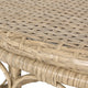 Resy Outdoor Coffee Table | 33" Oval Top | Boho Brown Wicker Woven