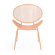 Elie Outdoor Chairs Set of 2 | Wing Mesh Curved Back | Orange Iron