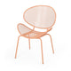 Elie Outdoor Chairs Set of 2 | Wing Mesh Curved Back | Orange Iron