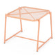 Elie Outdoor Side End Table | 20’’ Mesh Top | Orange Metal Sled Base BM335163