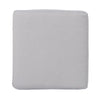 Outdoor Ottoman | 16’’ Square Gray Woven Frame with Plush Cushion BM335168