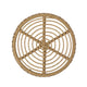 Laine Outdoor Side End Table | 20" Round Top | Brown Rope Woven Base