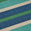 Dian 5 x 8 Outdoor Small Area Rug | Striped Pattern | Blue Green Woven BM335177