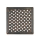 Lyra Outdoor Side End Table | Cabriole Legs | Brown Aluminium | 18"