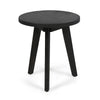 Ina Outdoor Round Side Table with Tripod Base | Dark Gray Wood 16’’ BM335191